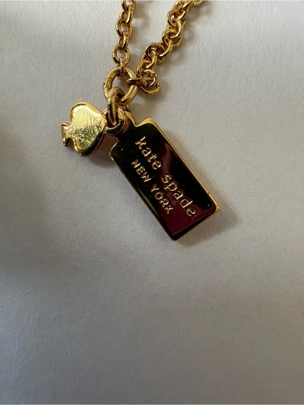 KATE SPADE On The Dot Pendant Cubic Zirconia Sphere Ball Necklace Party Festive